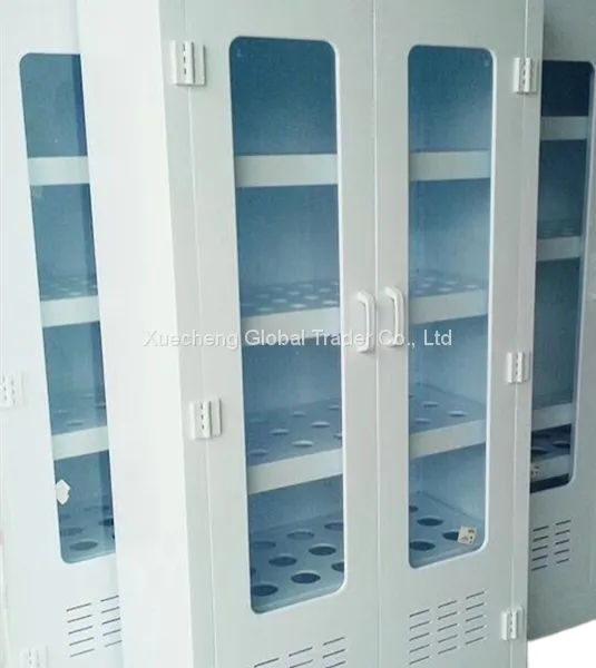 PP Lab Glassware Storage Cabinet 900X450X1800mm Polypropylene Utensil Cupboard photo-2