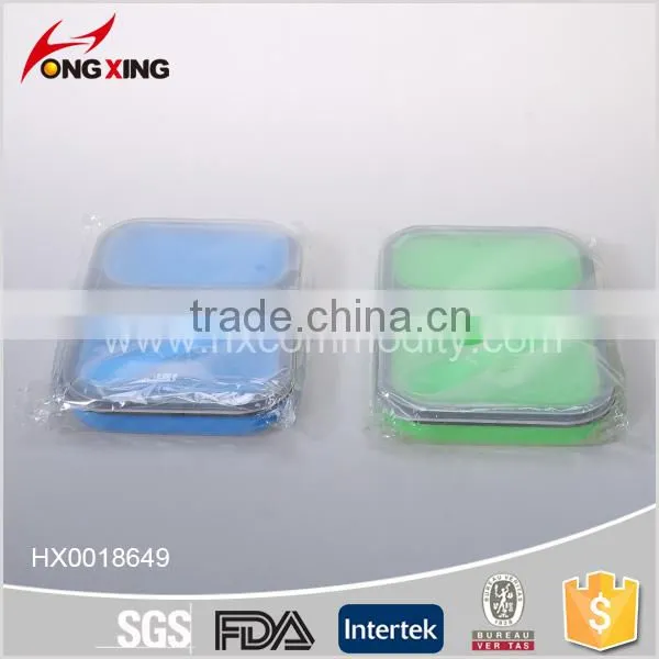 Silicone+PP The Large Capacity Plastic Students Lunch Box With Spoon Supplier's Choice photo-4