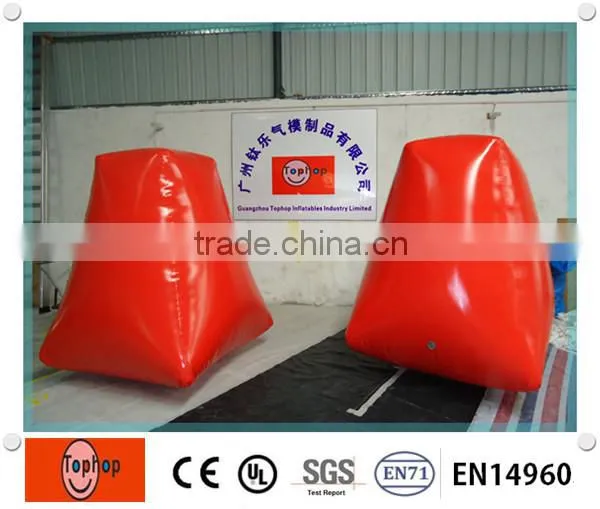 New Arrival Plato PVC Tarpaulin Inflatable Cheap Paintball Bunkers for Sports Activities photo-3