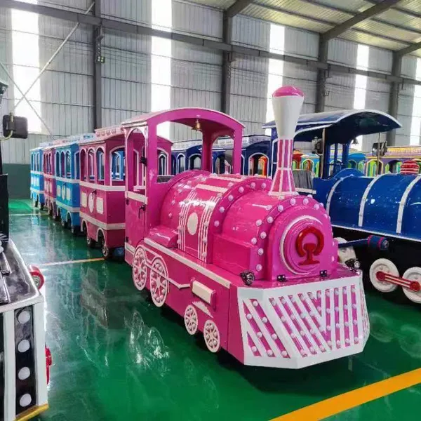 Trending Products 2024 New Arrivals Battery Powered Train Trackless Train photo-5
