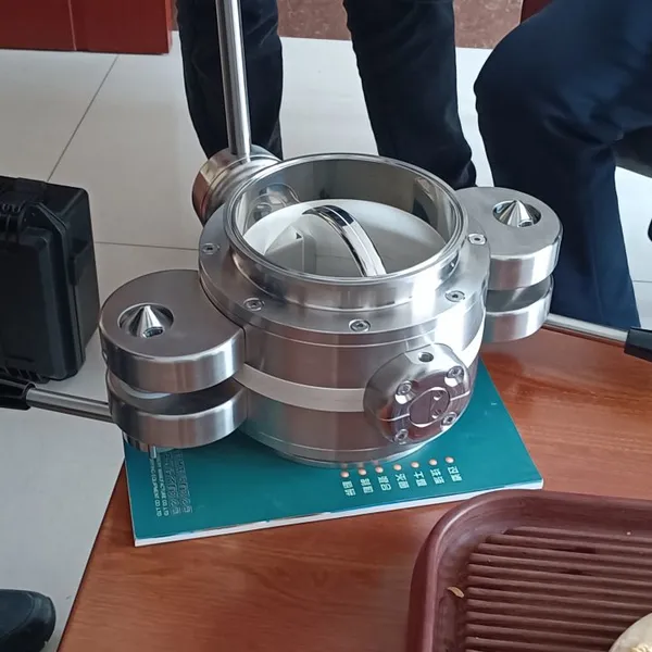 DN50-300-AB Split Butterfly Valve, Powder Sealed Delivery Oeb5 Butterfly Valve photo-4