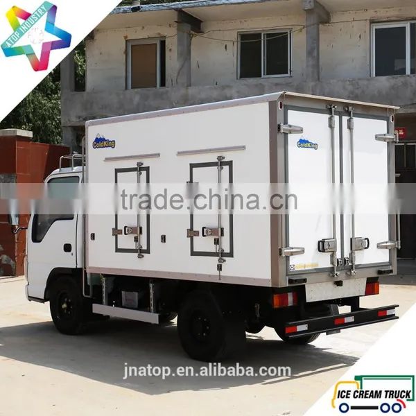 Light Duty NPR Chassis Multi-temperature Refrigerated Truck Body Reefer Truck photo-5