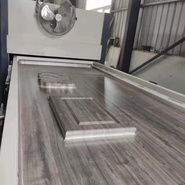 High Grade PVC Film Vacuum Membrane Press Laminating Machine for Wood Cabinet Door