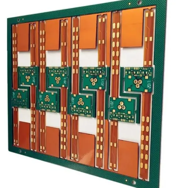 26 Schichten HDI-Laminatplatine mit einer Kombination aus weichen und harten Materialien PCB