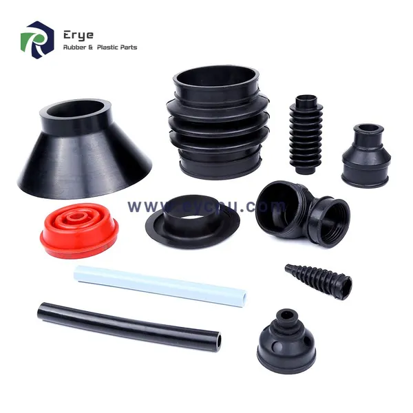 Factory Customized Rubber Products Various Size Dustproof EPDM Silicone Rubber Bellows for Sealing