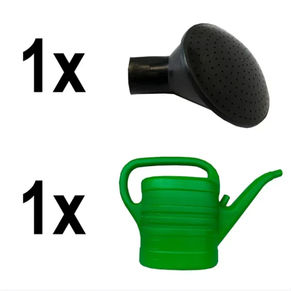 12L Green Watering Can - Large Capacity