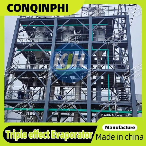 304 Stainless Steel Four-Effect Evaporation Crystallizer for High Purity Crystals photo-3