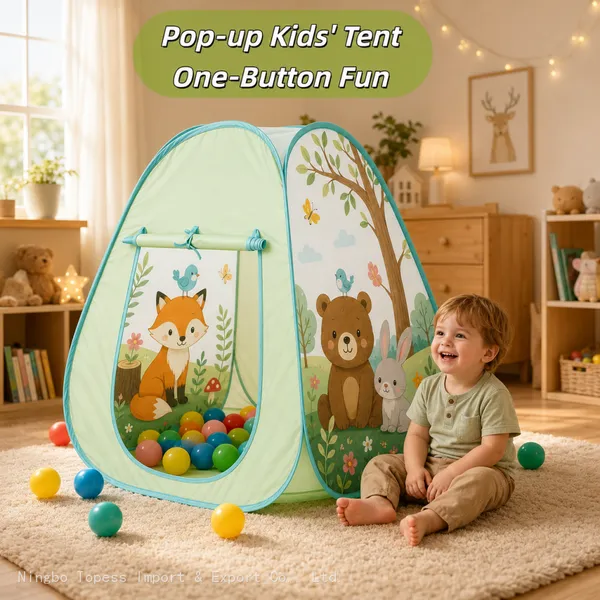 Kids Pop up Play Tent, Playhouse for Kids Indoor Outdoor, Foldable Toddler Tent, Toy House for Girls and Boys Gift photo-4