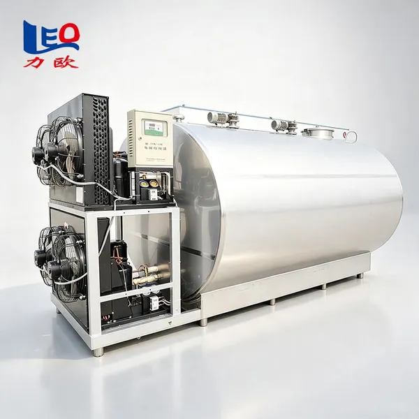 High Efficiency Cooling Corrosion Resistant Stainless Steel Liquid Food Chilling Tank Sealed Fresh-Keeping Tank For Beverage Factory Production