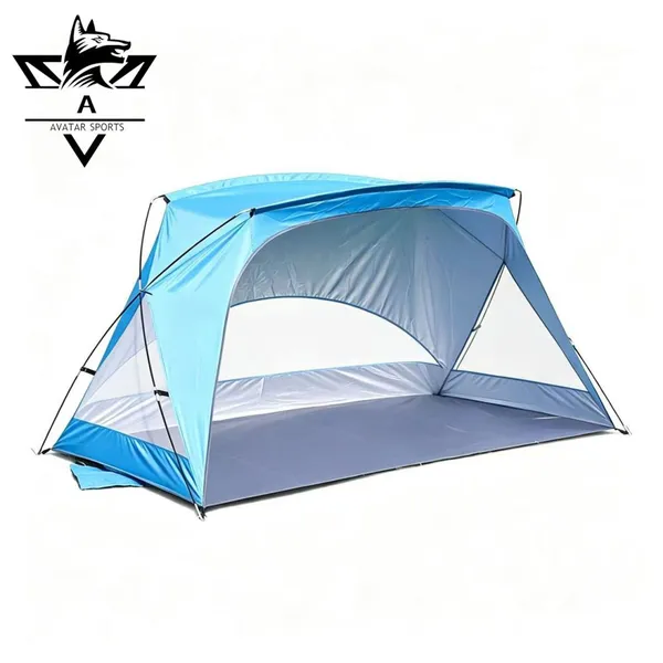 Manufacture UPF50+ 2-3 Person Sunshade Beach Canopy Shelter Tent Umbrella photo-2