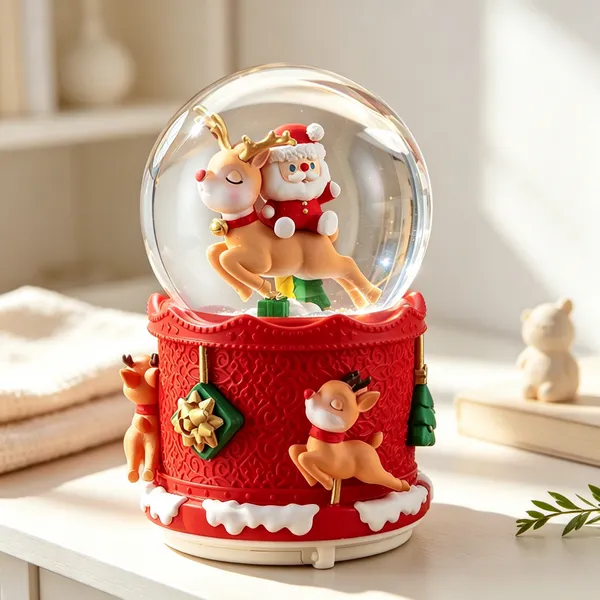 Factory Supply Custom Crystal Ball, 3D Inner Engraving Glass Sphere With Display Base for Home Decor & Customized Souvenir Gifts photo-3