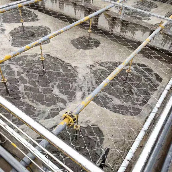 Xuanrong Steel Wire Rope Fall Protection Net, Flexible Protective Net for Sewage Treatment Tank, Stainless Steel Safety Net