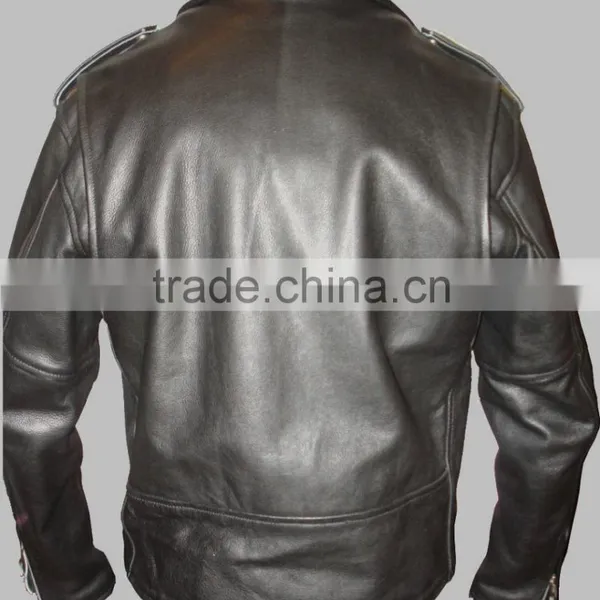 Cheap Leather Motorcycle Jacket photo-3