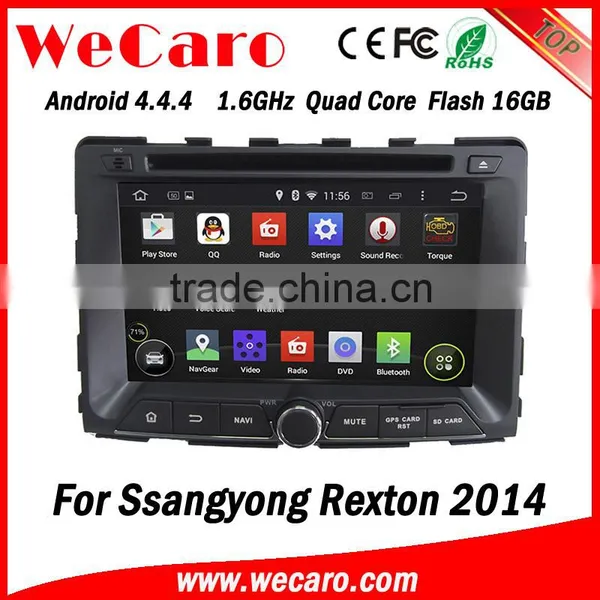 Wecaro WC-SY7070 7" Android 4.4.4 WIFI 3G Touch Screen Car Audio Player Car Dvd Gps for Ssangyong Rexton 2014 photo-3