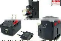 Twin Usb Ports Electrical Switch Adapter for Australia and New Zealand Market