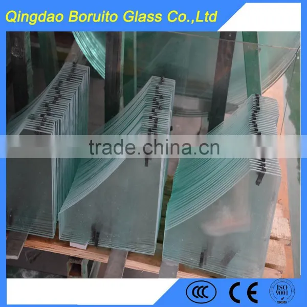 6mm Pentagonal Bathroom Corner Shelf Glass photo-2