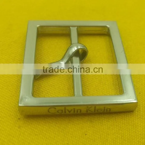 Customized Logo Rectangle Shape Metal Buckles With Prong For Belt -- MD4623 photo-2