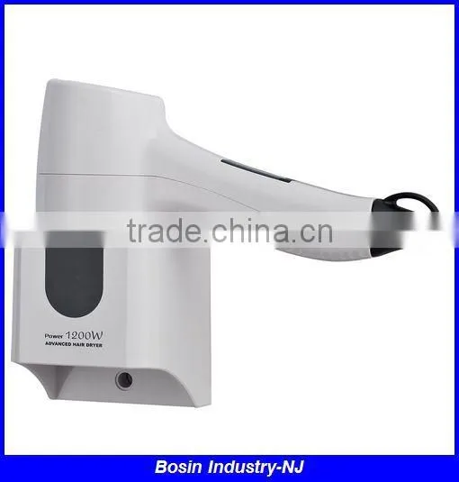 2015 Bathroom Hair Dryer, Plastic Wall Mounted Hair Dryer