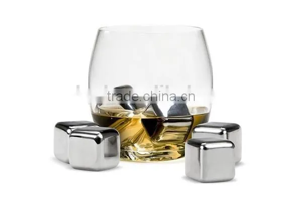 NT-WS13 LFGB Certificated Bpa Free Dice Ice Cubes Stainless Steel Wine Chiller Ice Cubes for Whisky photo-3