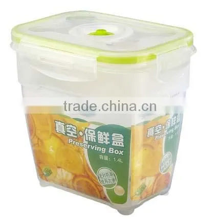 J570 Plastic food container fresh preserving box for food storage with lock