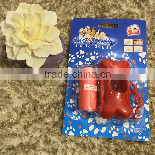 Custom Printed Plastic Dog Waste Bag Dispenser and Refills