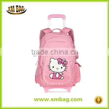 Hot sale kids trolley school bags backpack