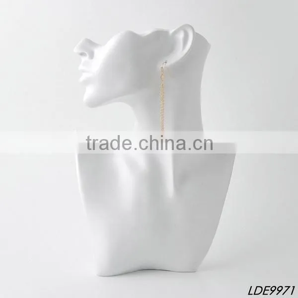 ChainTassel Gold Tassel Simple Earring photo-2