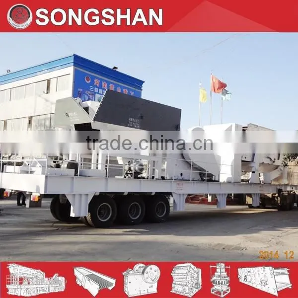 Movable Crusher , Tire Type Mobile Crusher Plant photo-2