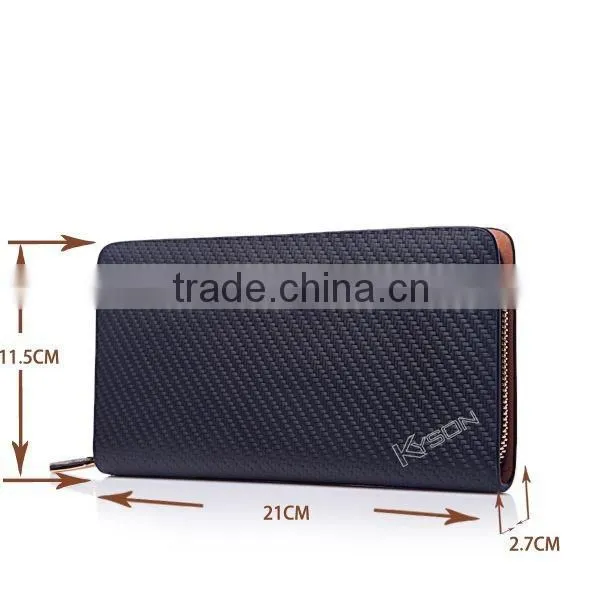 New Arrival Genuine Leather Envelope Men's Clutch Bag photo-3
