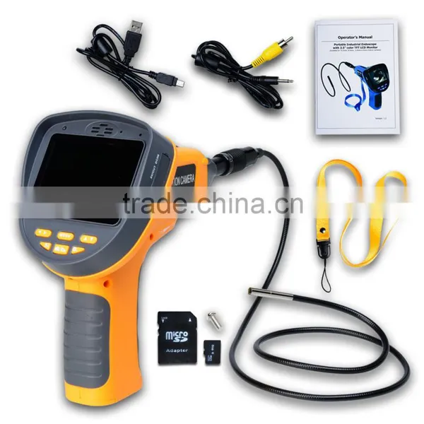 DVR Endoscope Borescope 3.5" LCD 1M Recordable 5x Zoom Free 8GB Video 3.9mm Inspection Camera photo-6