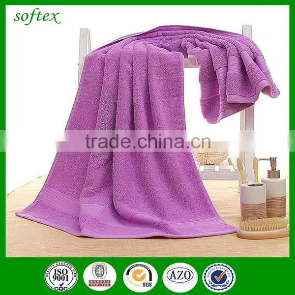 Large Soft Absorption Luxury 100% Cotton Bath Towel 2016 Hot Sell Bright Color photo-3