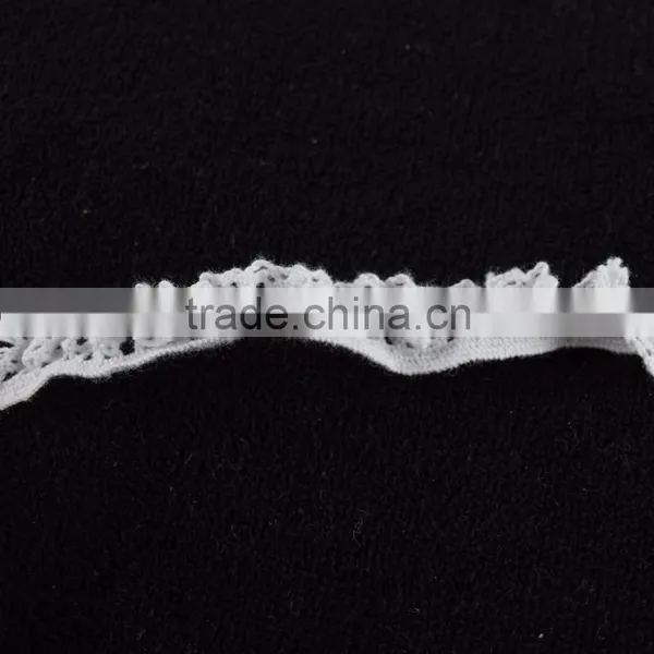Elastic Cluny Cotton Lace Trim in Stock