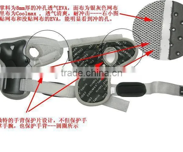 Adjustable Fitness Knee Pad for Wrist Guards for Skating and Inline Skating; Hand Guards, Hand Protectors photo-4