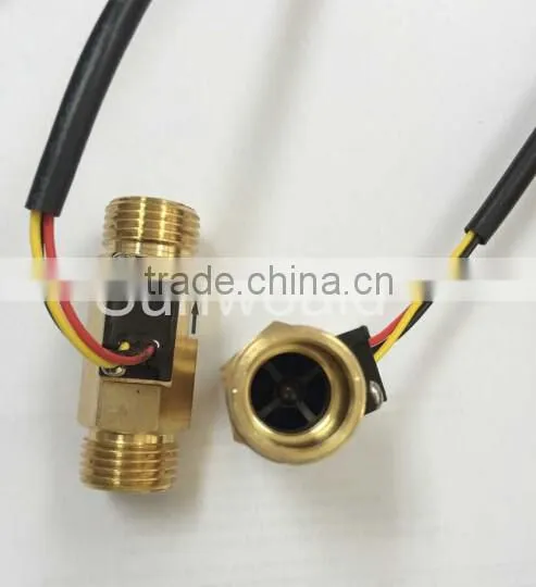 DN15 G1/2" Water Hall Brass Flow Sensor Meter photo-3