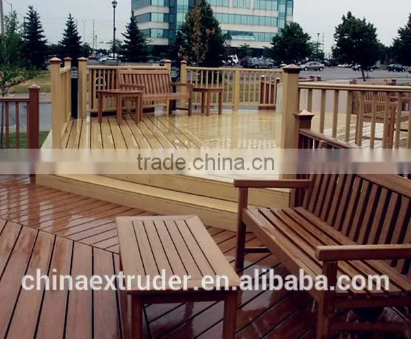 Wood Powder Material Based Panels Machinery/wpc Profile Machine photo-3