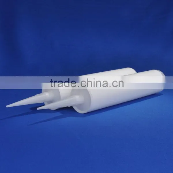 320ml High Quality Empty Plastic Tube Fast Cure Silicone Sealant Tube photo-2