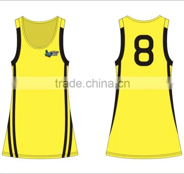 Wholesale Custom Sublimation Cheap Netball Jersey/ Netball Wear Netball Dress photo-2
