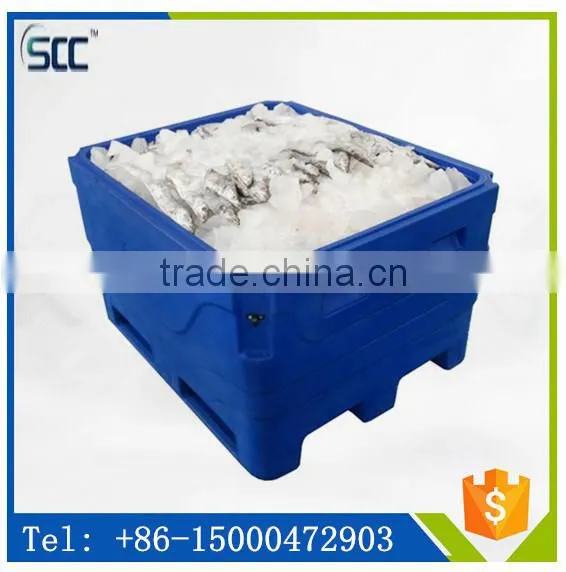 Marine Fish Cooler, Insulated Plastic Cooler for Fish Cold, Large Plastic Fish Tub for Frozen Products photo-3
