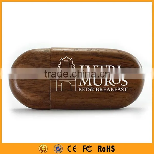 Promotional Gift 32gb Wood Pendrive Engraving Logo photo-6