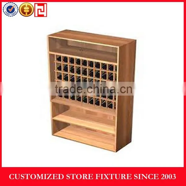 Attractive Wooden Wine Display Shelf photo-3