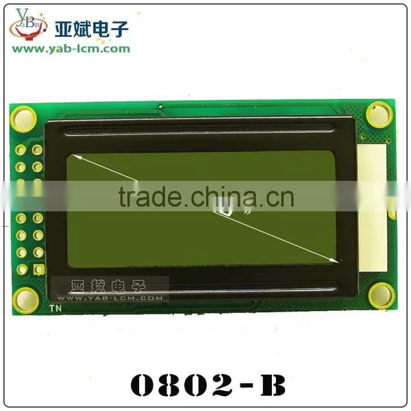 0802 Lcd Module 5V 3.3V LCM Display Black Character Small Lcd Display photo-3
