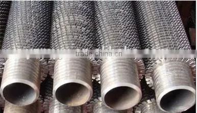 Welded Spiral Fin Tube/ Serrated Fin Tube/high Frequency Welded Spiral Fin Tube, ASTM A53/Q235 Welded Steel Fin Tube
