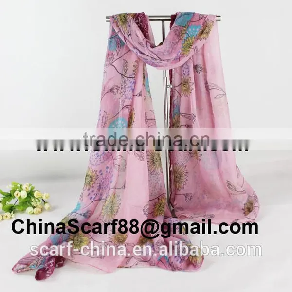 Floral Infinity Scarf photo-3