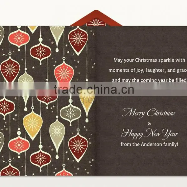 2016 Handmade Christmas Card New Year Greeting Card Printing photo-4