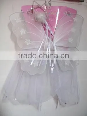 2016 Child White Angel Dress Child Dress Butterfly Wings Costumes For Kids