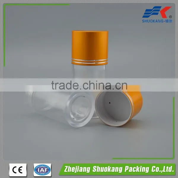 PS Health Care Product Medicine Jars With Gold Cap Quality Choice