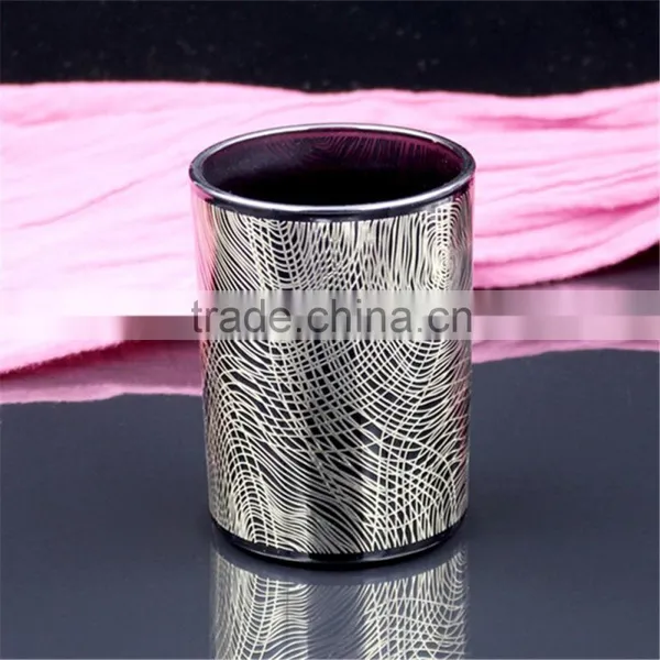 Elextroplate Romatic Luxury Rose Gold Scented Candle Holders for Resturant photo-3