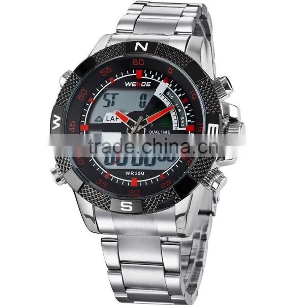 WH1104 Brand Name Men Watches Weide Quartz Hand Watch photo-3