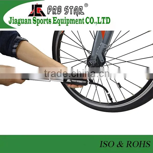 New Aluminum Bike Tire Inflator Air Pump Bicycle Tool photo-4