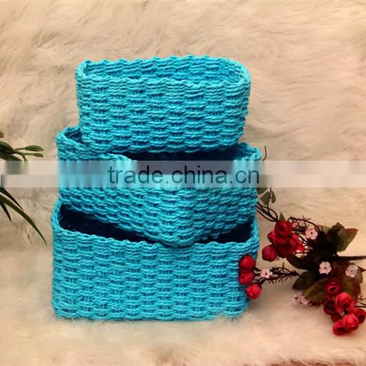 Set of 3 Cheap Gift Baskets, Flower Baskets, Storage Baskets photo-2